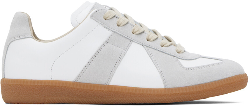

Бело-серые кроссовки Replica Maison Margiela, цвет Off white