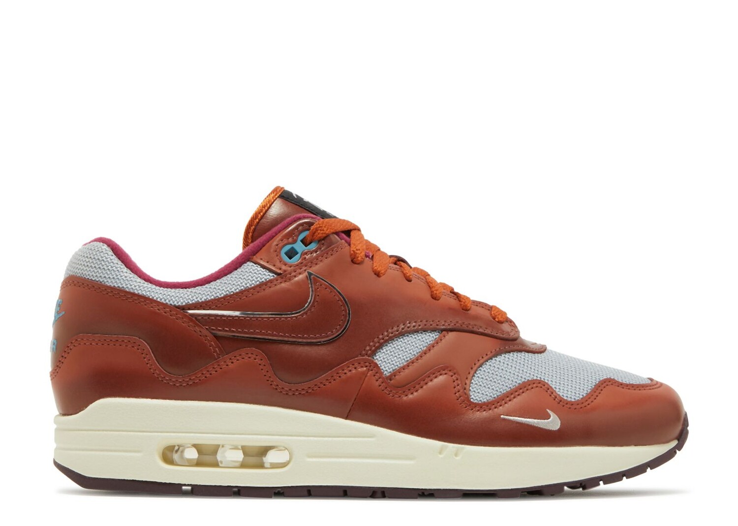 

Кроссовки Nike Patta X Air Max 1 'Dark Russet', коричневый