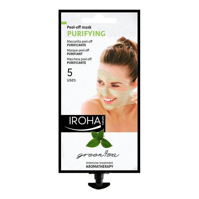 

Маска для лица Mascarilla Facial Purificante Peel Off Té Verde Iroha Nature, 25 gr