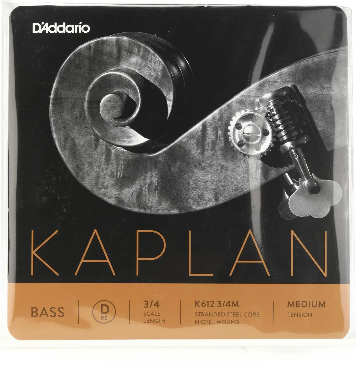 

D'Addario K612 Kaplan Контрабасовая струна D - размер 3/4