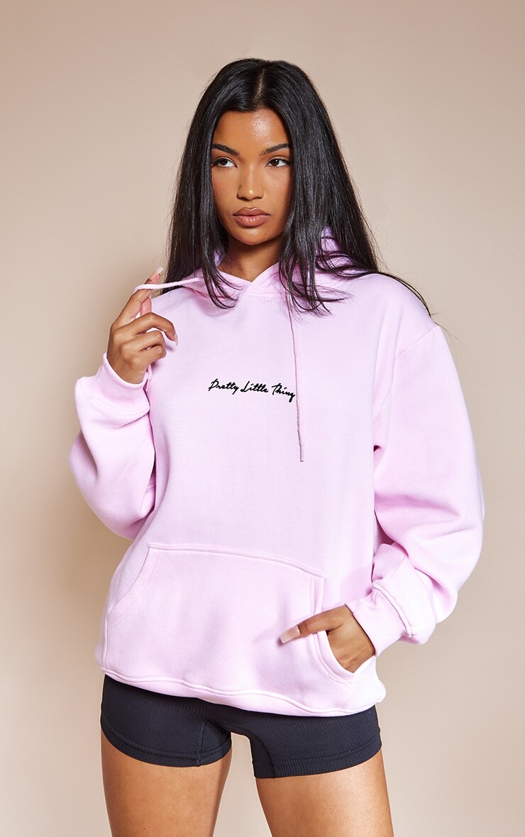 

PrettyLittleThing Детский розовый объемный спортивный худи