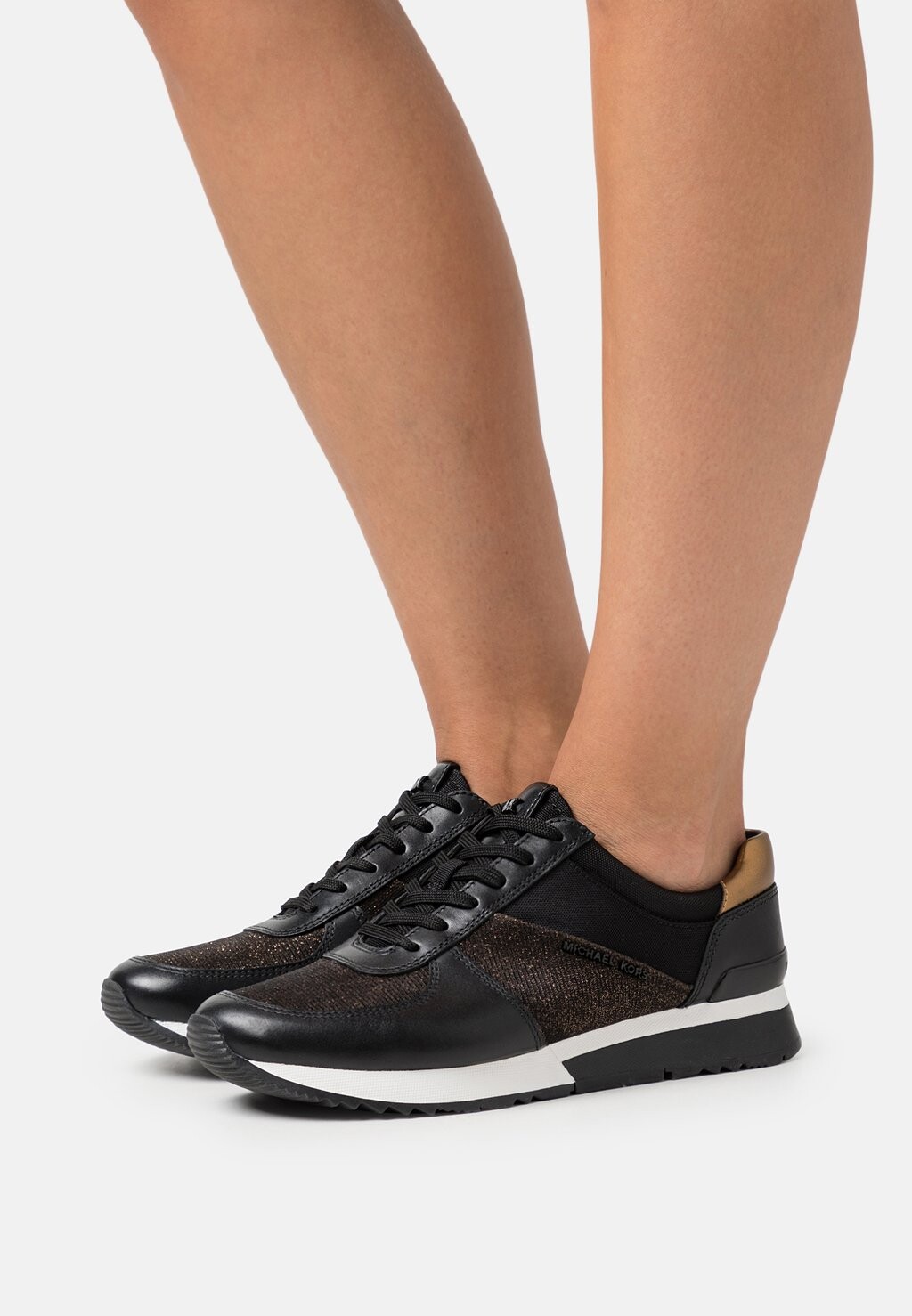 

Низкие кроссовки ALLIE TRAINER MICHAEL Michael Kors, черный/бронзовый