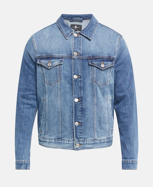 

Джинсовая куртка 7 for all Mankind, синий