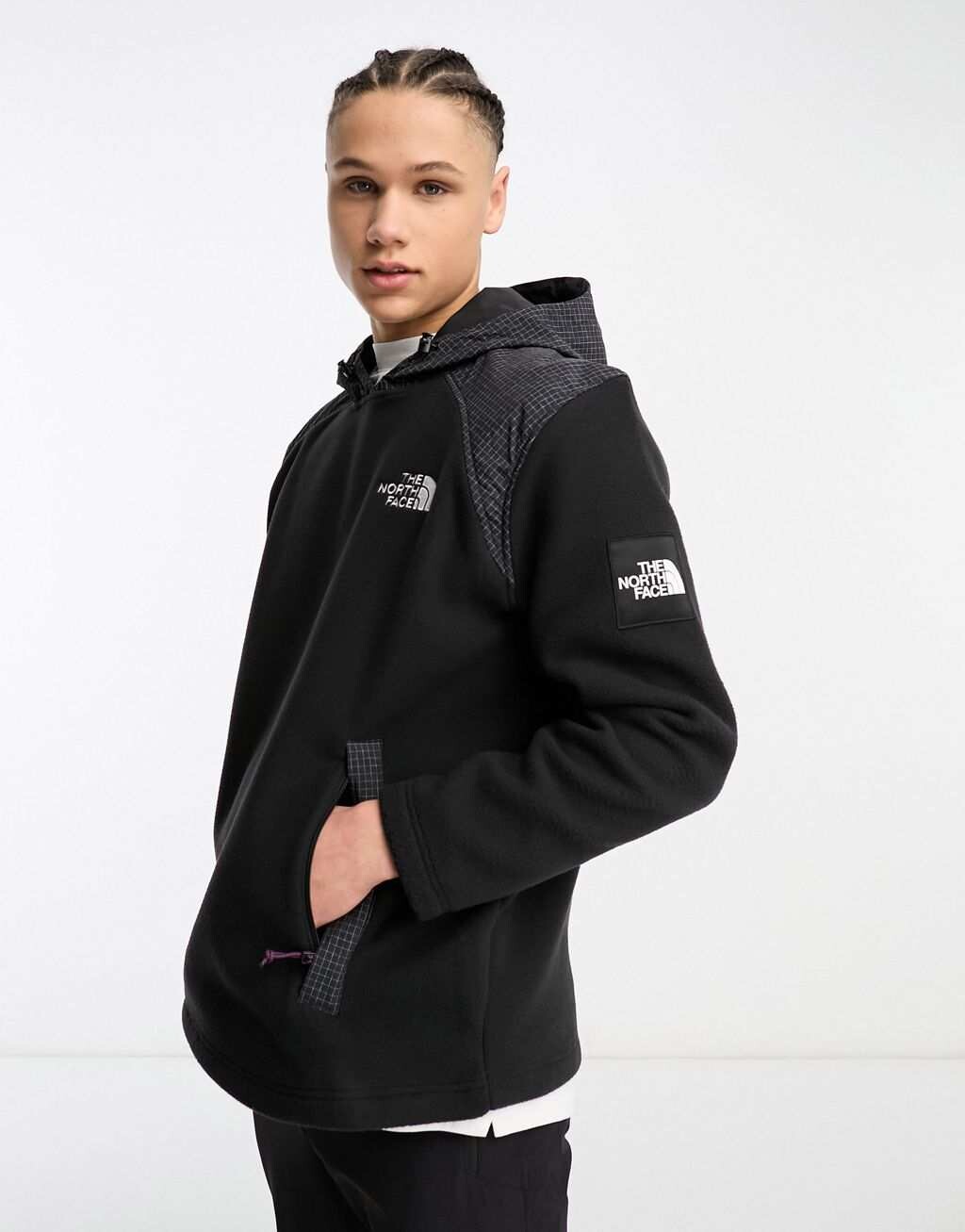 

Черная толстовка из микрофлиса The North Face NSE Convin