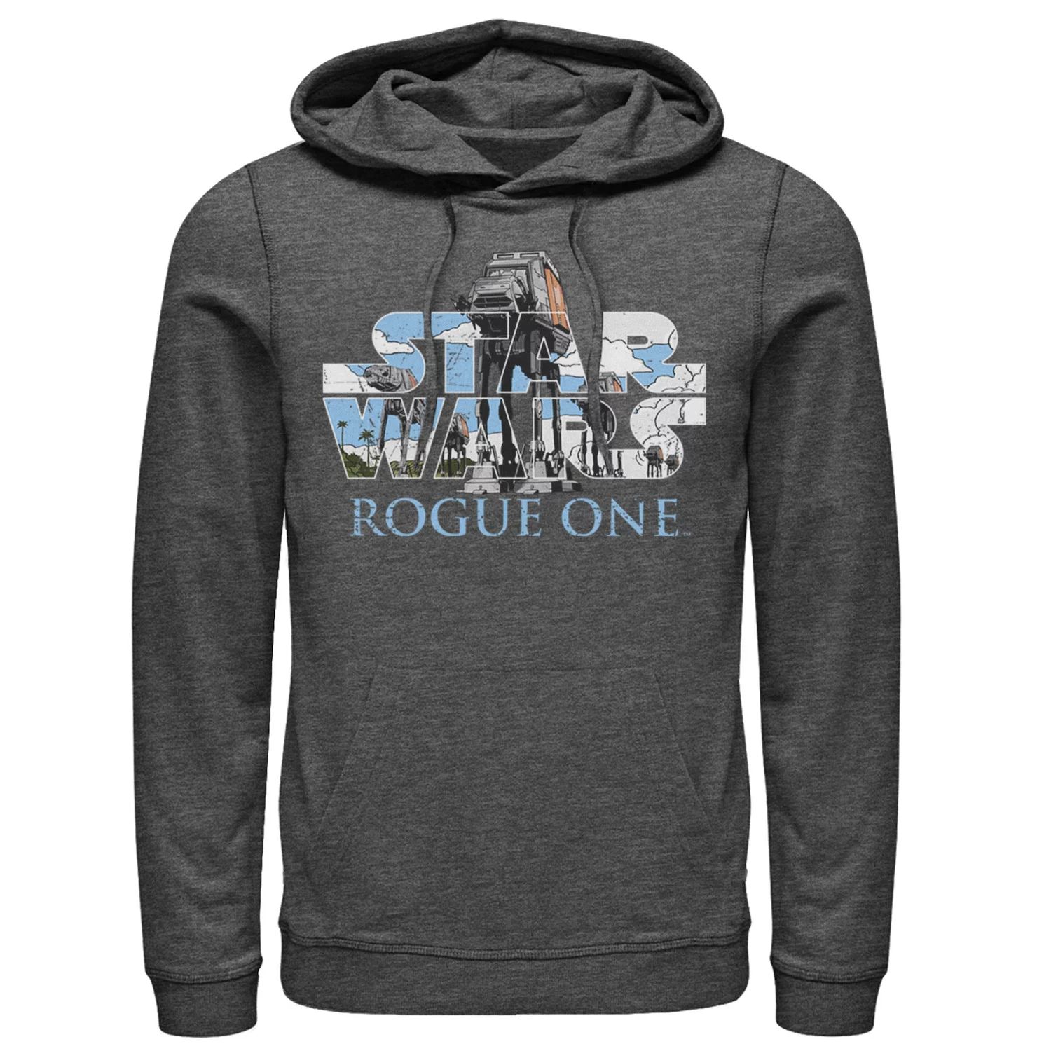 Мужская толстовка с логотипом Rogue One AT-AT Title Star Wars
