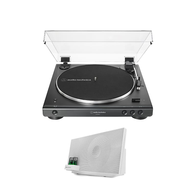 Проигрыватель Audio-Technica Audio-Technica AT-LP60XBT Automatic Stereo Turntable (Black) with Speaker System victrola eastwood signature vinyl record player turntable with bluetooth speaker audio technica catridge and vinyl stream function espresso