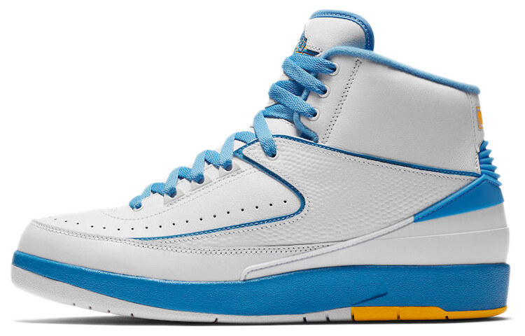 

Jordan 2 Retro Melo (2018) Белый/Varsity Maize/University Blue