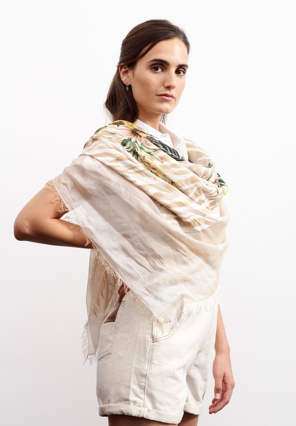 

Платок TUCH MIT GEPATCHTEM GIRAFFEN-PRINT Codello, цвет beige