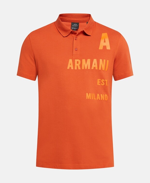 

Рубашка поло Armani Exchange, цвет Pumpkin Orange