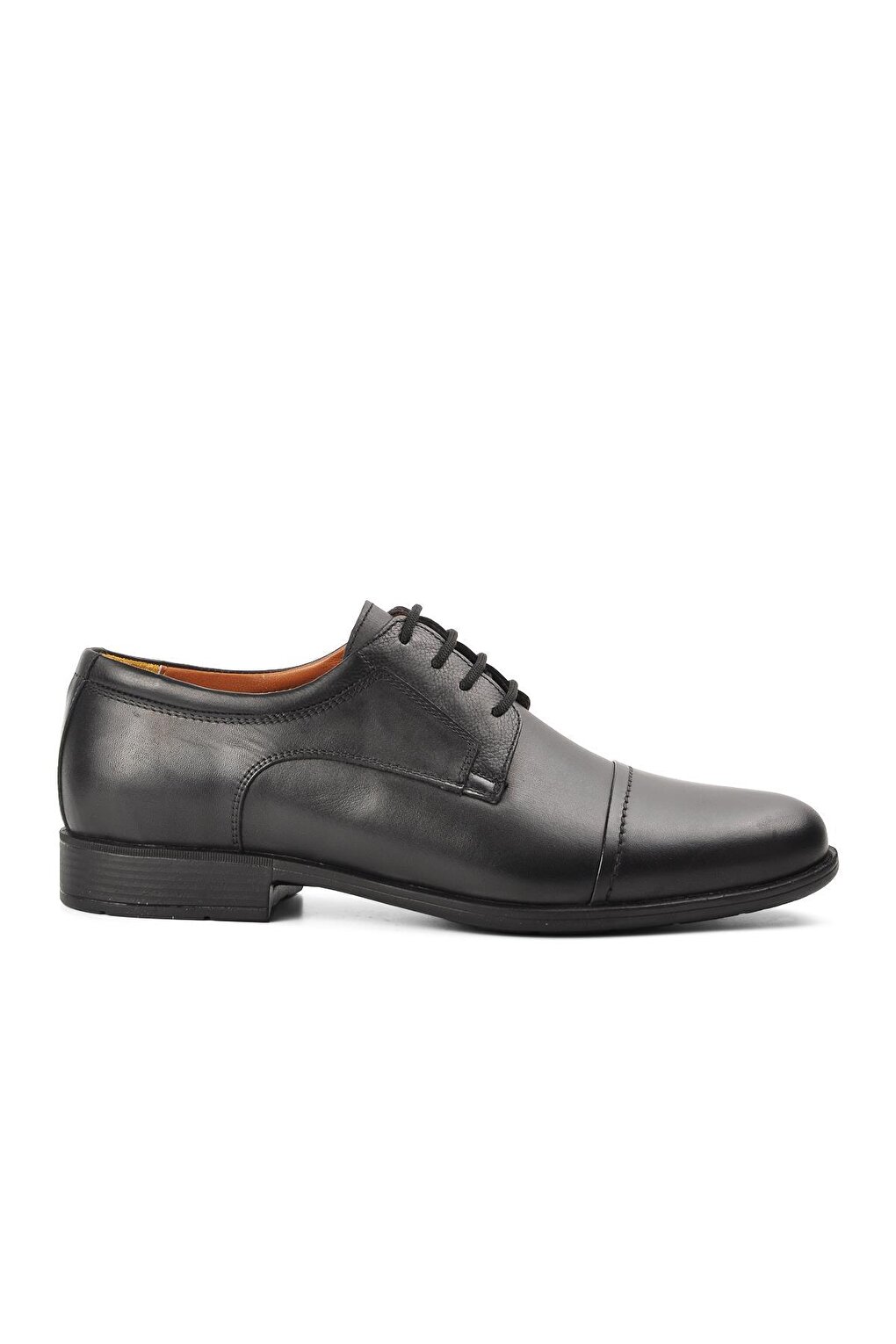 Черные мужские классические туфли из натуральной кожи на шнуровке 693 Ayakmod