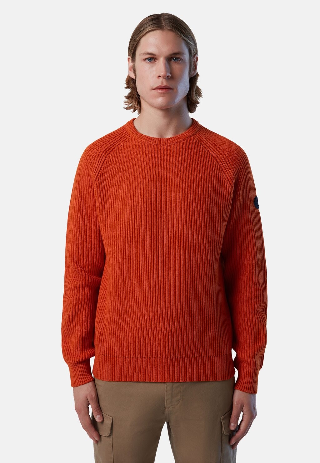 

Свитер Mit Rundhalsausschnitt North Sails, цвет orange