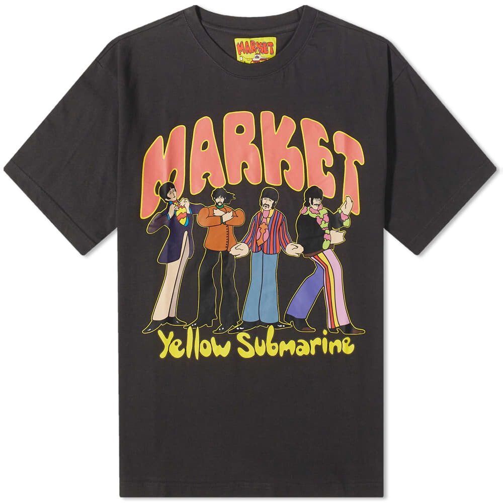 

Желтая футболка Market x Beatles Submarine Pose, черный
