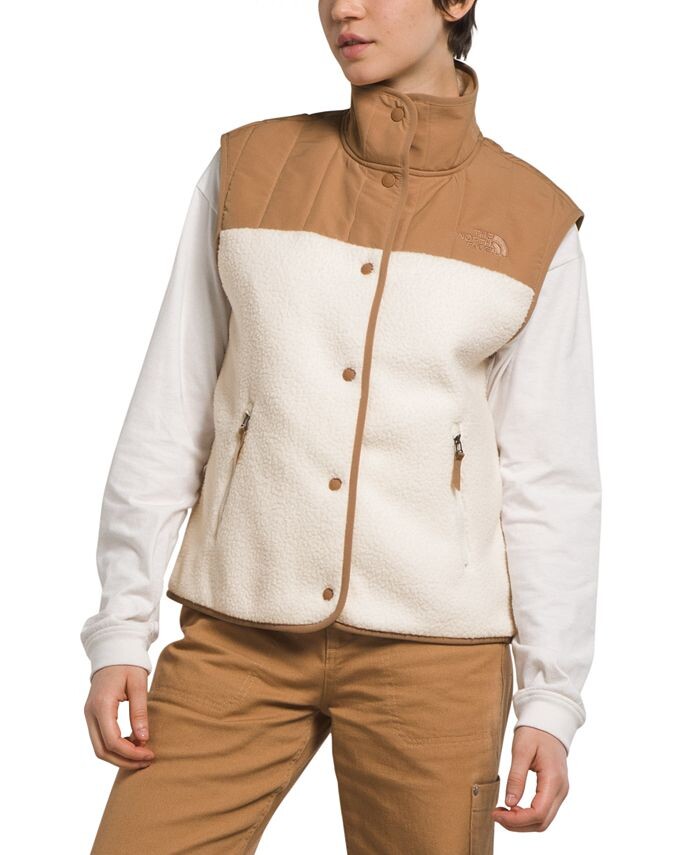 

Женский флисовый жилет Cragmont Snap-Front The North Face, белый