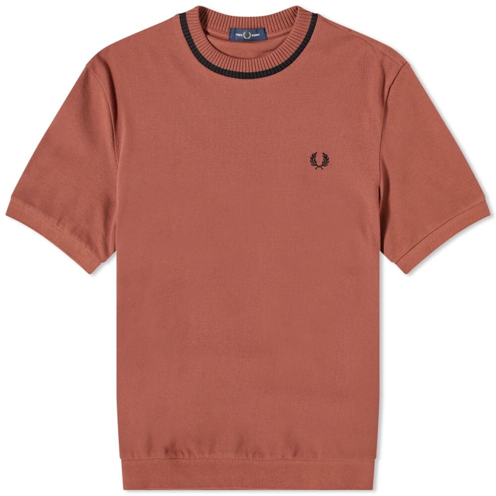 

Футболка из пике с круглым вырезом Fred Perry