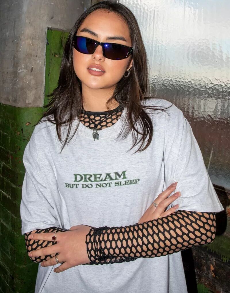 

Черные спортивные солнцезащитные очки DBDNS с защитой UV400 Dream But Do Not Sleep