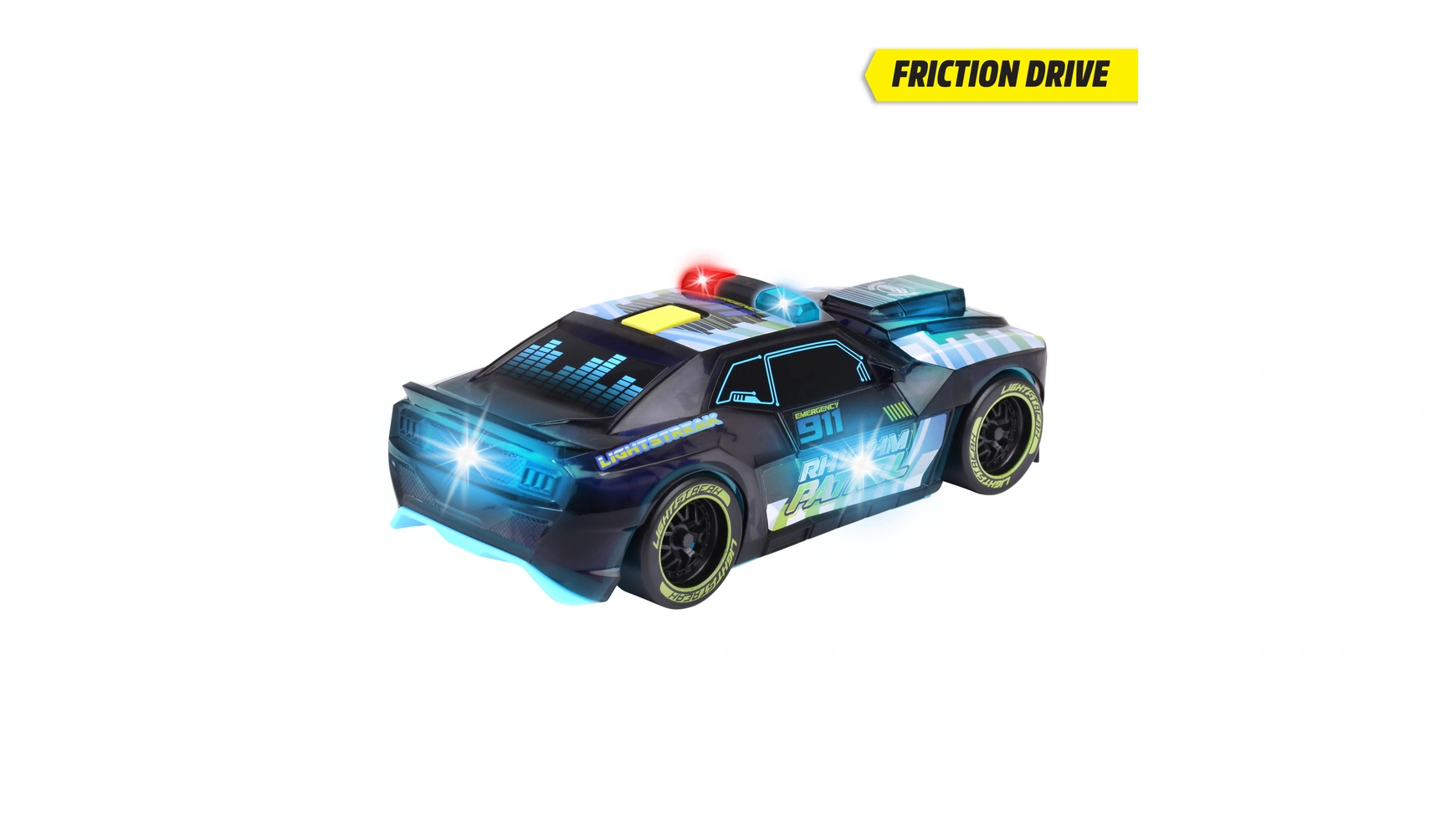 Dickie Toys игрушечная машинка Ритм Патруль с меняющимися огнями и музыкой солнышко ирина полицейская машина