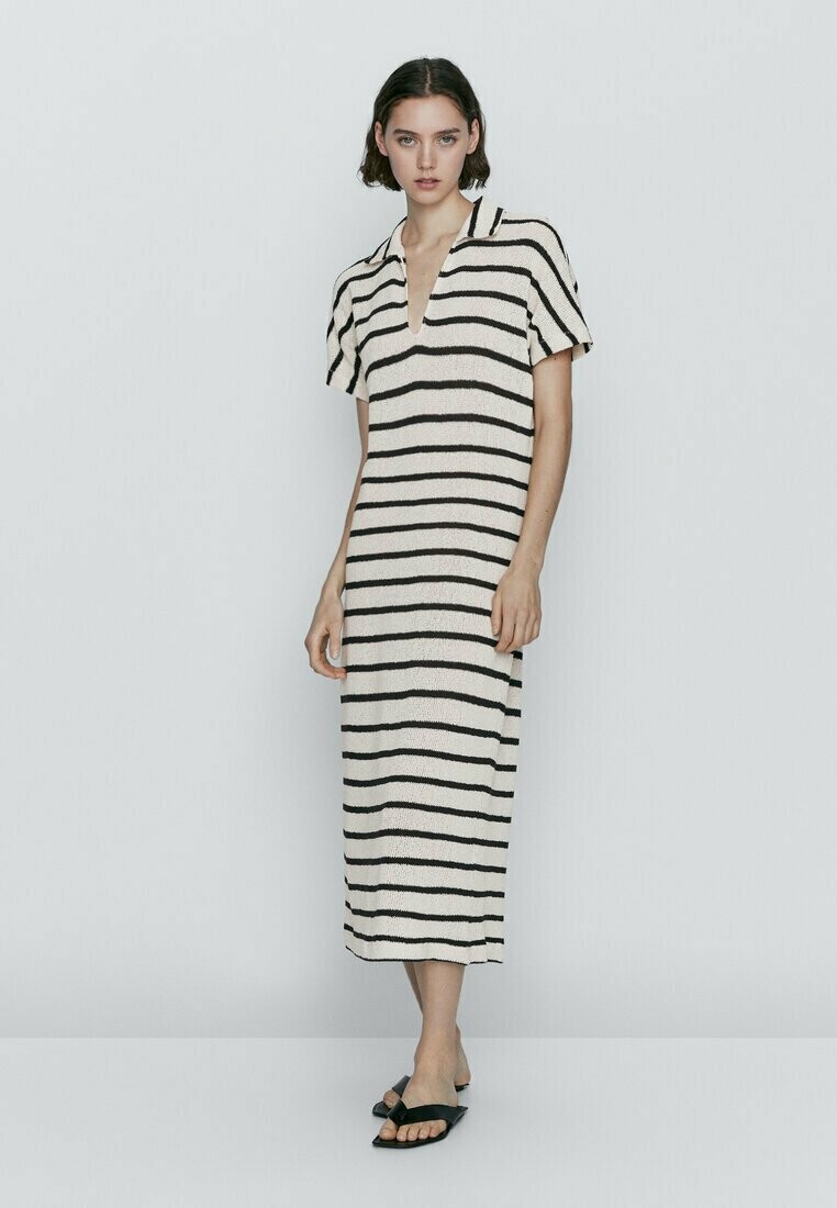 

Платье-джемпер Massimo Dutti, бежевый