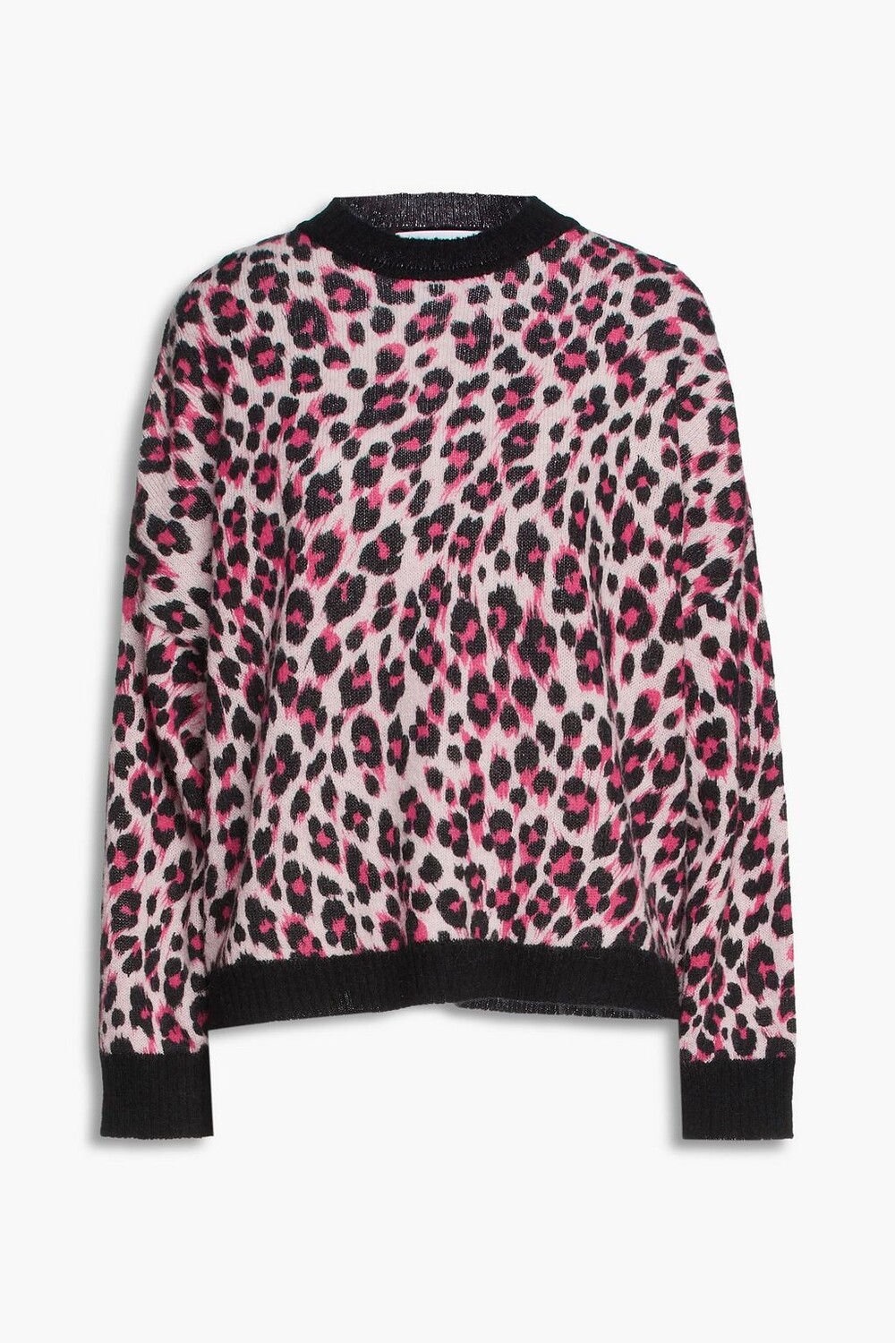 

Леопардово-жаккардовый свитер MOSCHINO, розовый