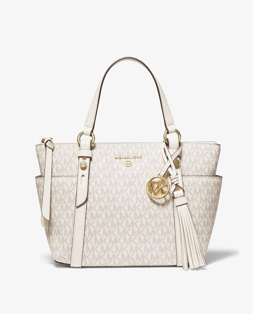 

Сумка на плечо Sullivan натурального цвета с логотипами Michael Michael Kors