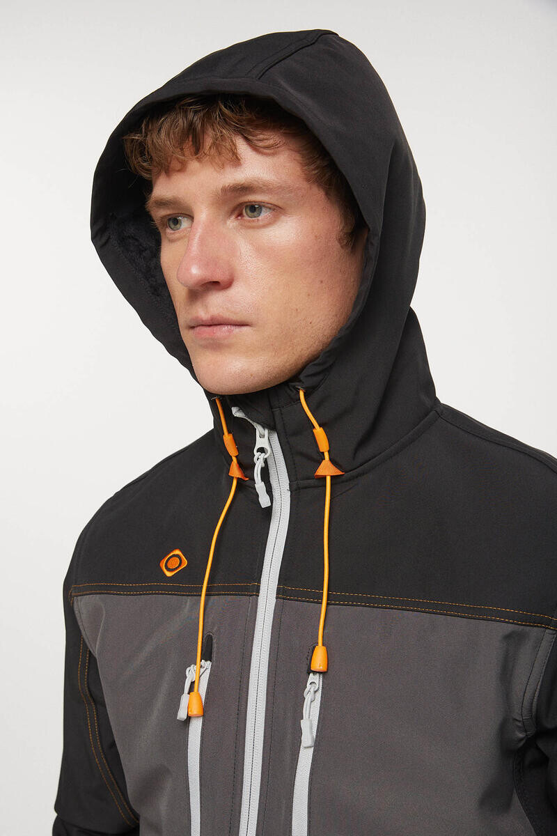 

Куртка Soft Shell с мембраной AWPS Izas, серый