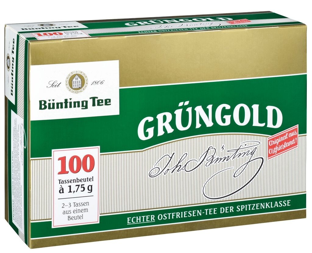 

Бантинг зеленое золото (100 x 1,75 г) Bünting Tee