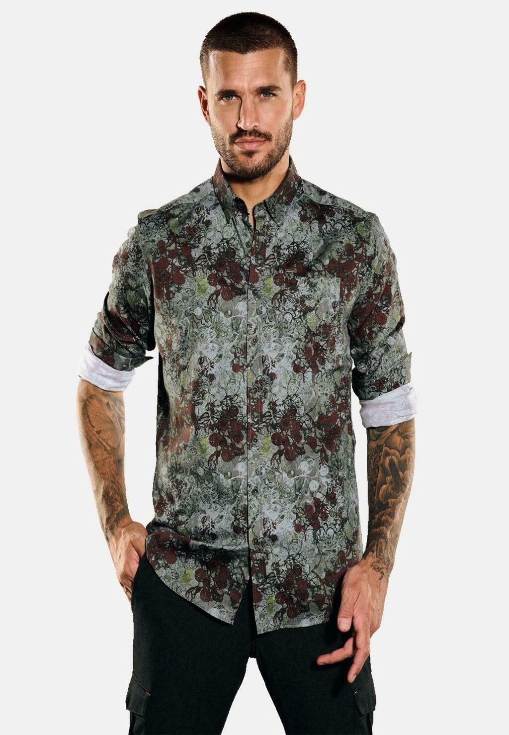 

Рубашка Emilio Adani, цвет khaki