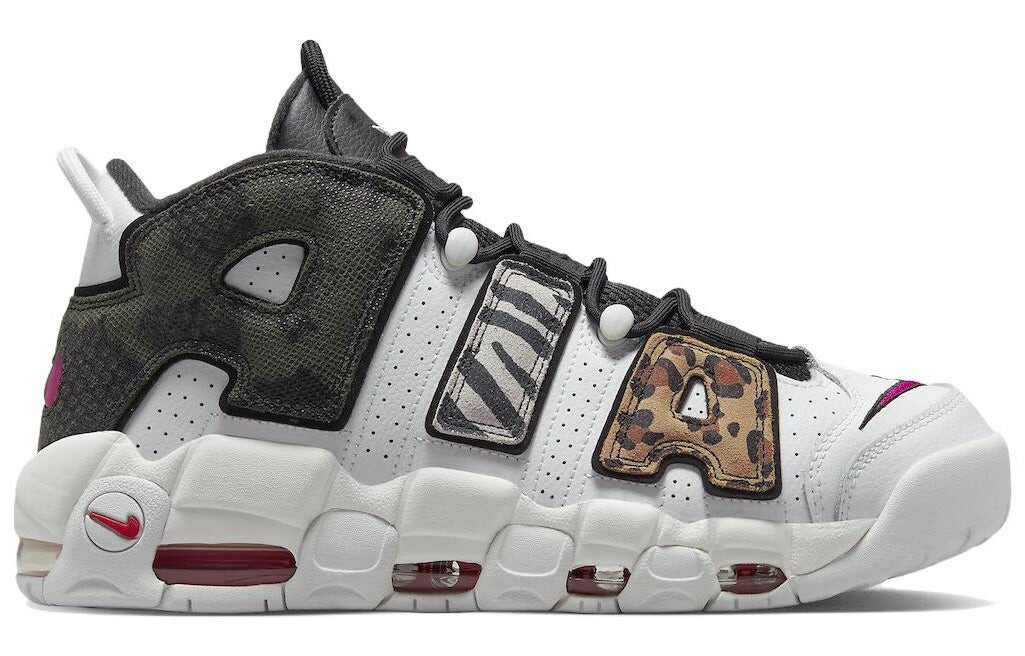 

Кроссовки Nike Air More Uptempo, черный / белый / серый / розовый