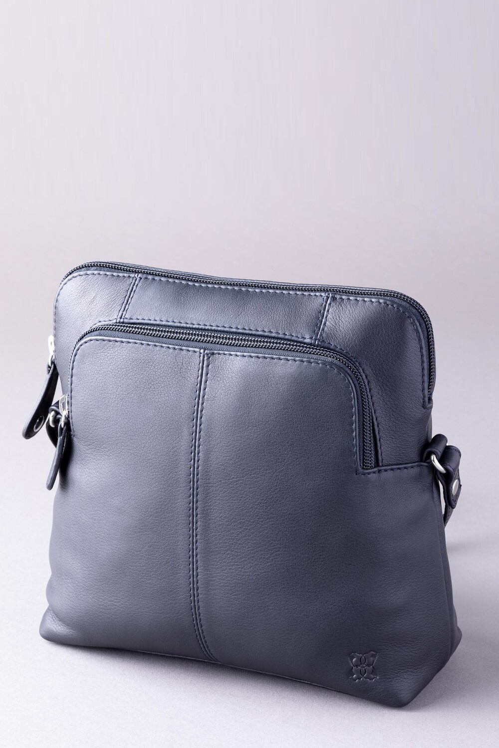 

Кожаная сумка через плечо ворона Lakeland Leather, синий