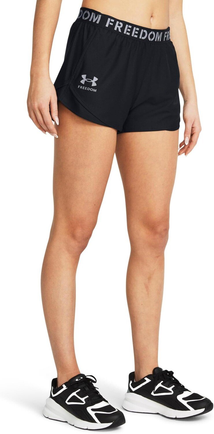 

Шорты Under Armour New Freedom Playup Shorts, цвет Black/Steel