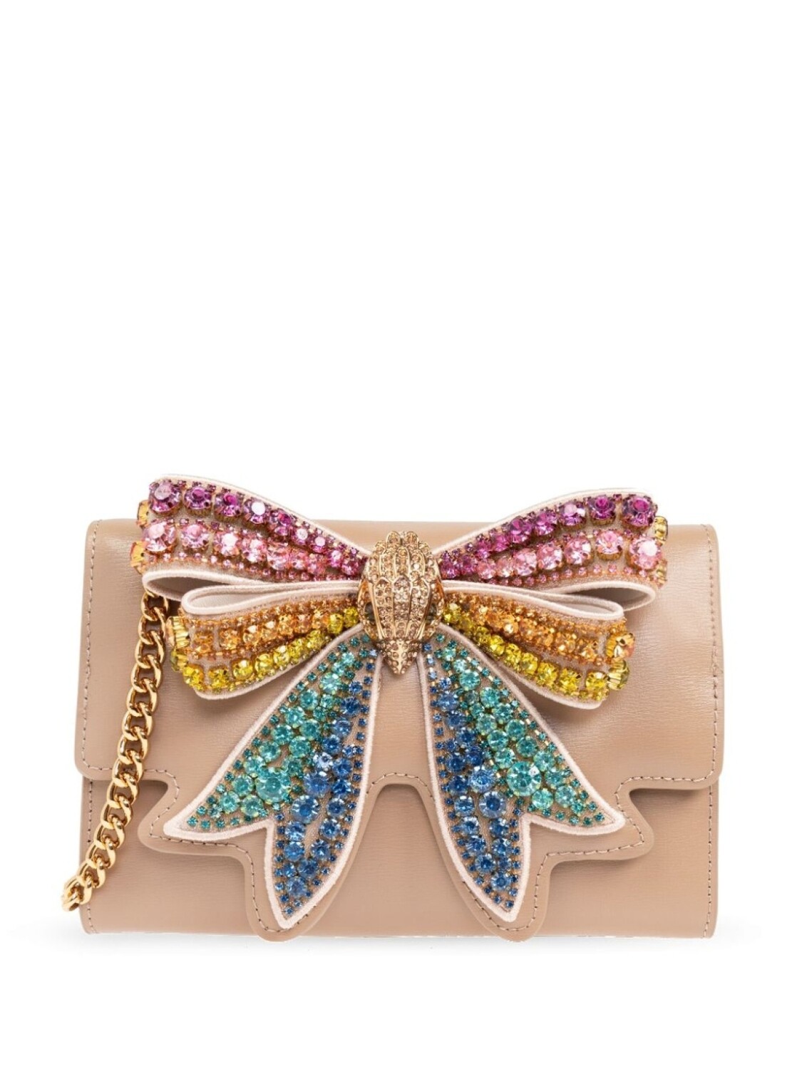 

Кошелек Kurt Geiger London с декоративным бантом, серый