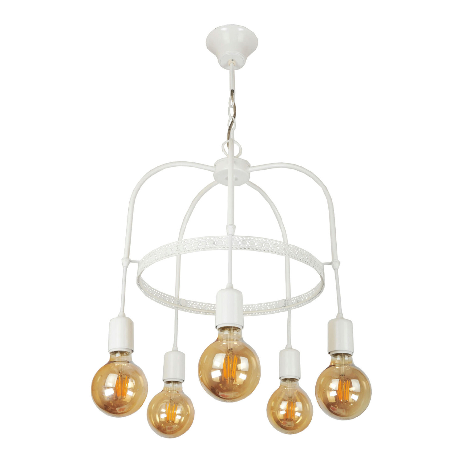 

Подвесной светильник lux.pro, 43x43x78 см, белый