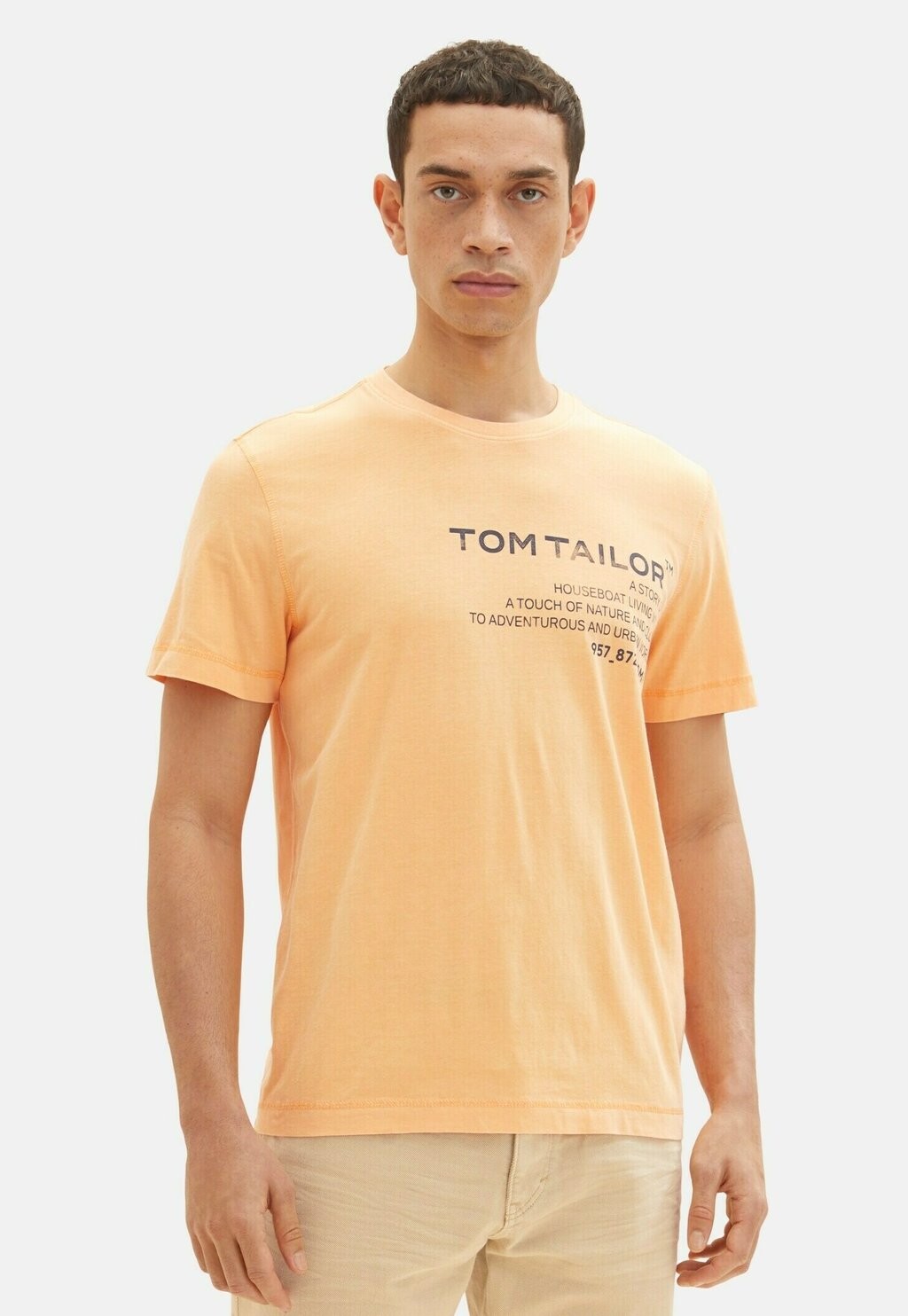 

Футболка с принтом TOM TAILOR, оранжевый