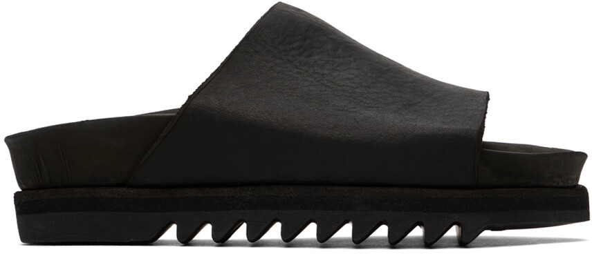 

Черные стандартные сандалии Guidi