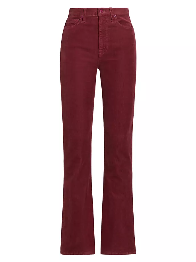 

Джинсы скинни Uhr Bootcut 7 For All Mankind, цвет burgundy