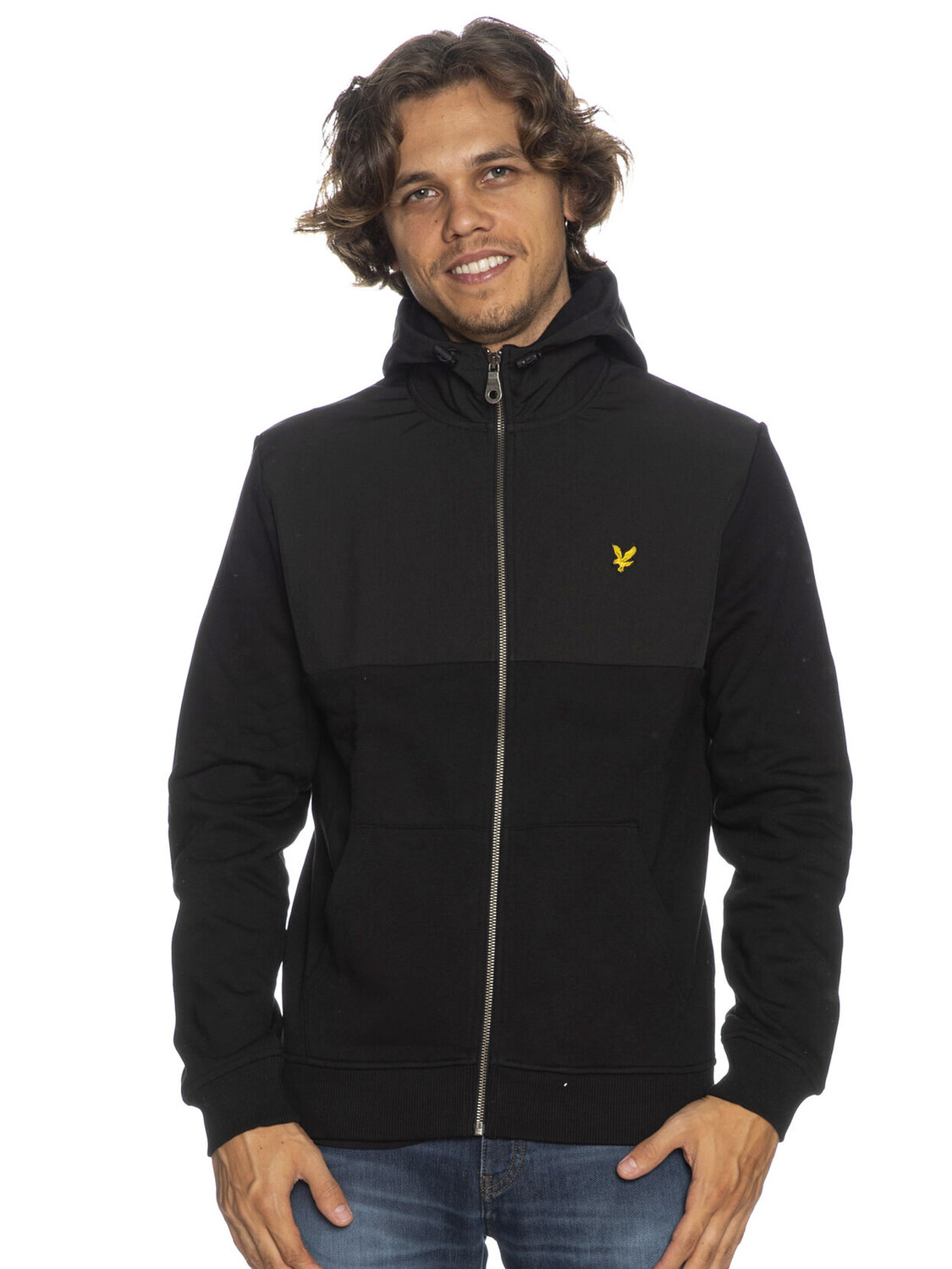 

LYLE & SCOTT Толстовка с капюшоном и молнией, черный