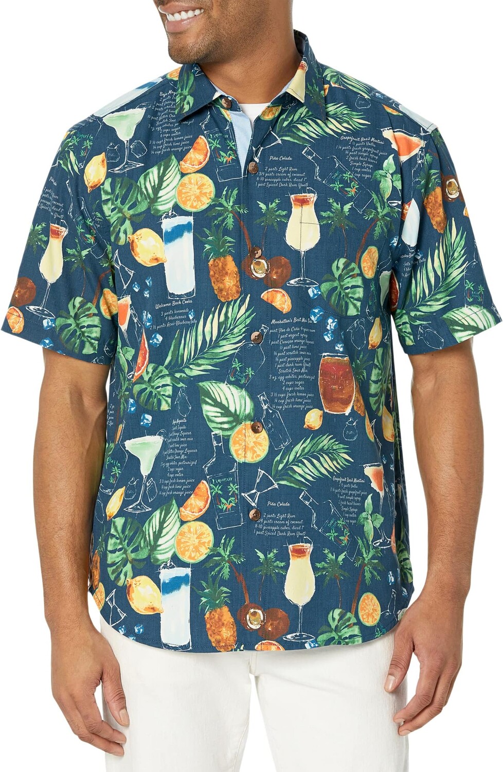 

Рубашка Island Social Tommy Bahama, цвет Dark Blue Muse