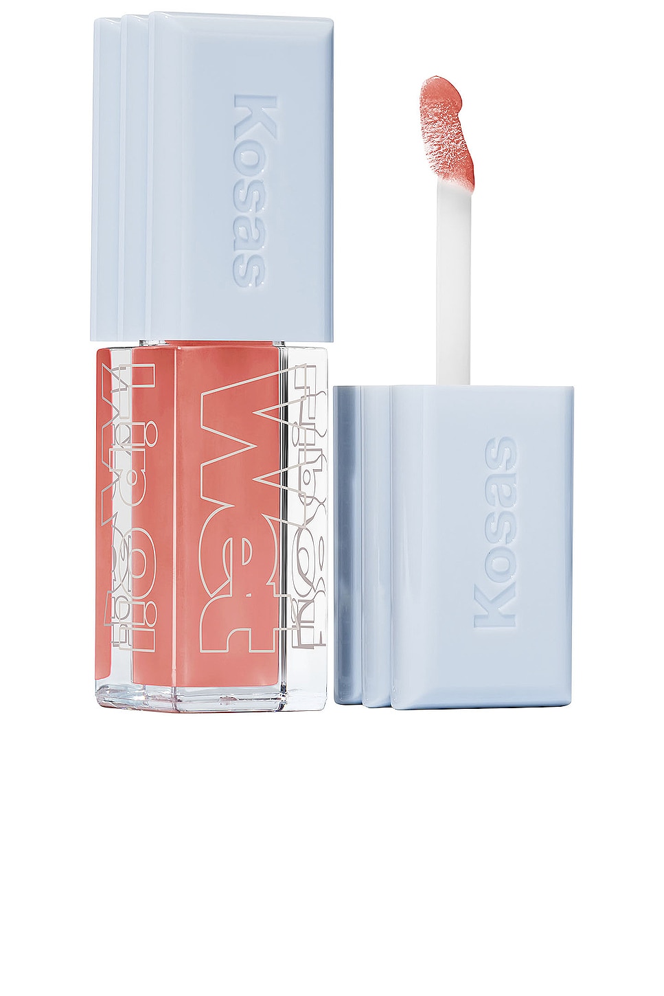 цена Блеск для губ Kosas Wet Lip Oil Plumping Treatment Gloss, цвет Revealed