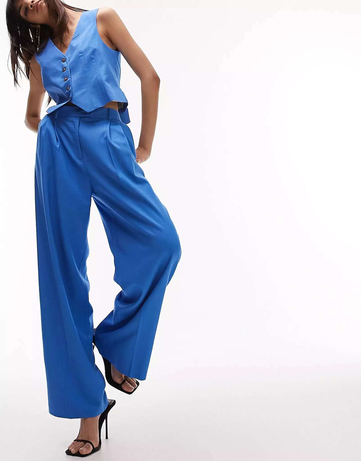 

Синие мужские брюки Topshop, Синий