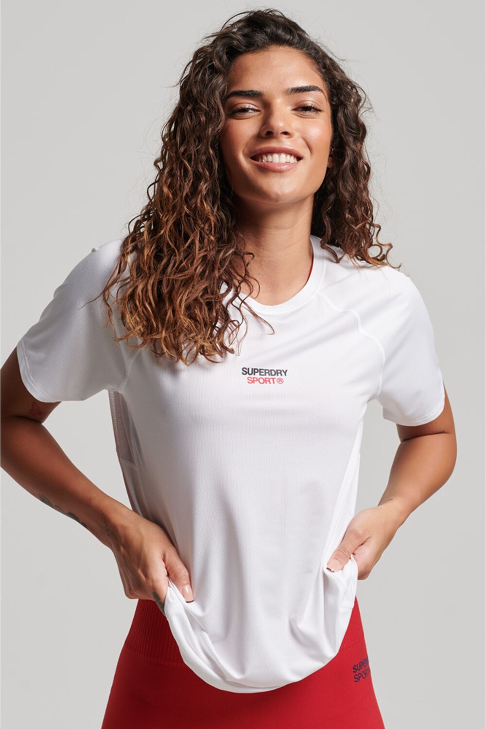

Футболка Sport Core Active Superdry, белый