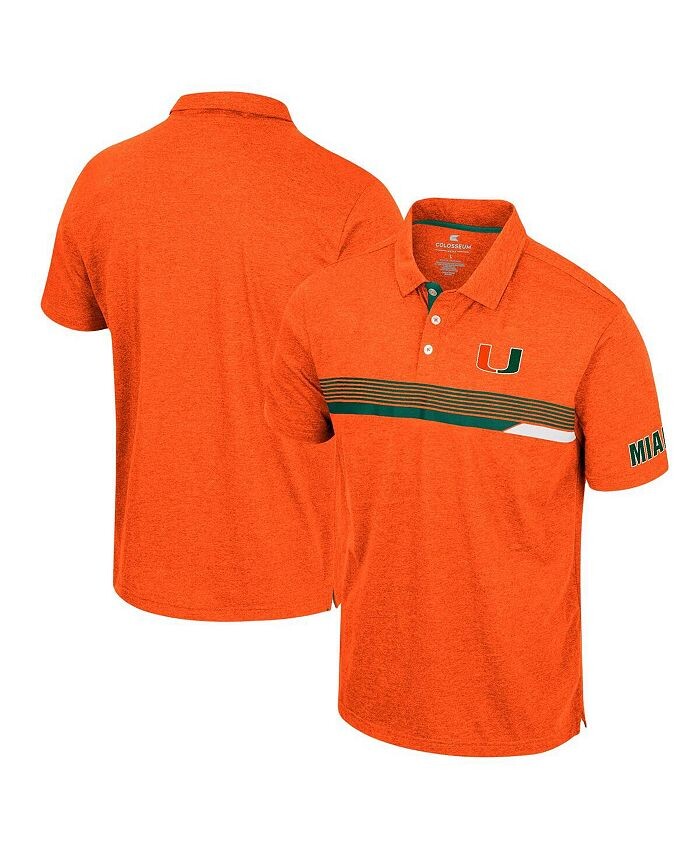 

Мужская оранжевая рубашка-поло Miami Hurricanes No Issueo Colosseum, оранжевый