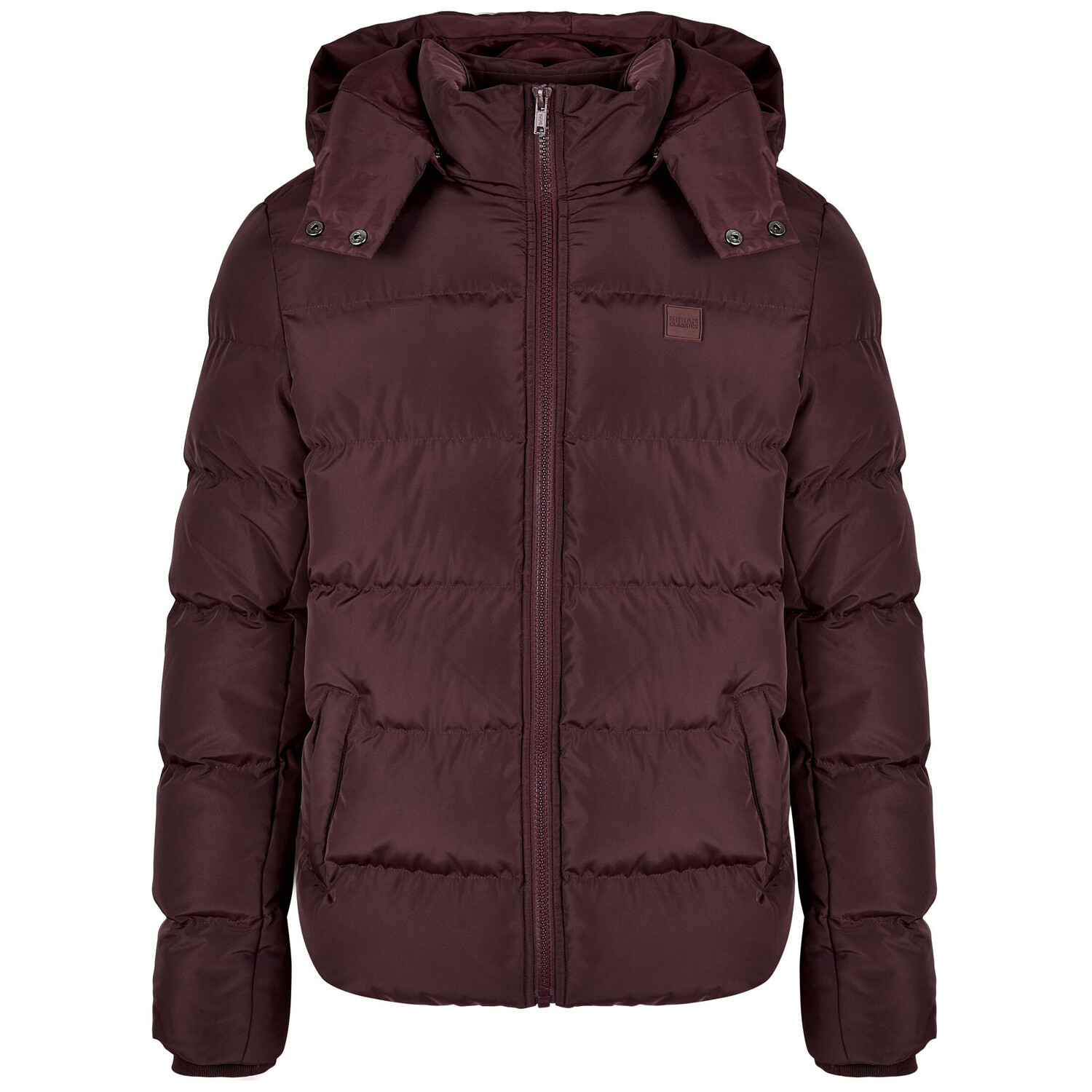 

Куртка Urban Classics Kapuzensweatjacke Hooded Puffer, цвет weinrot
