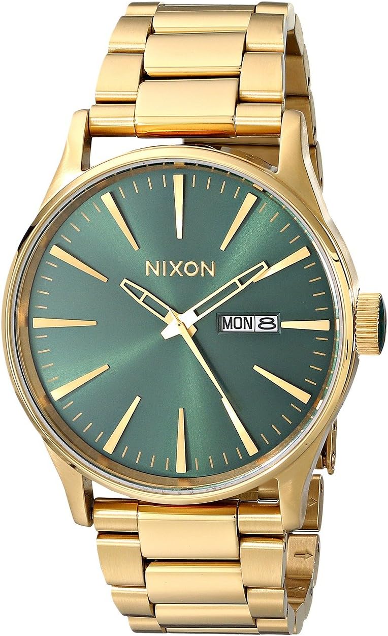 Часы Sentry SS Nixon, цвет Gold/Green Sunray