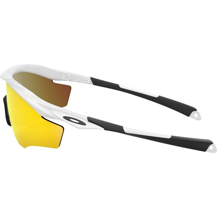Солнцезащитные очки в оправе M2 XL Oakley, цвет Polished White - Fire Iridium солнцезащитные очки zara metal frame черный