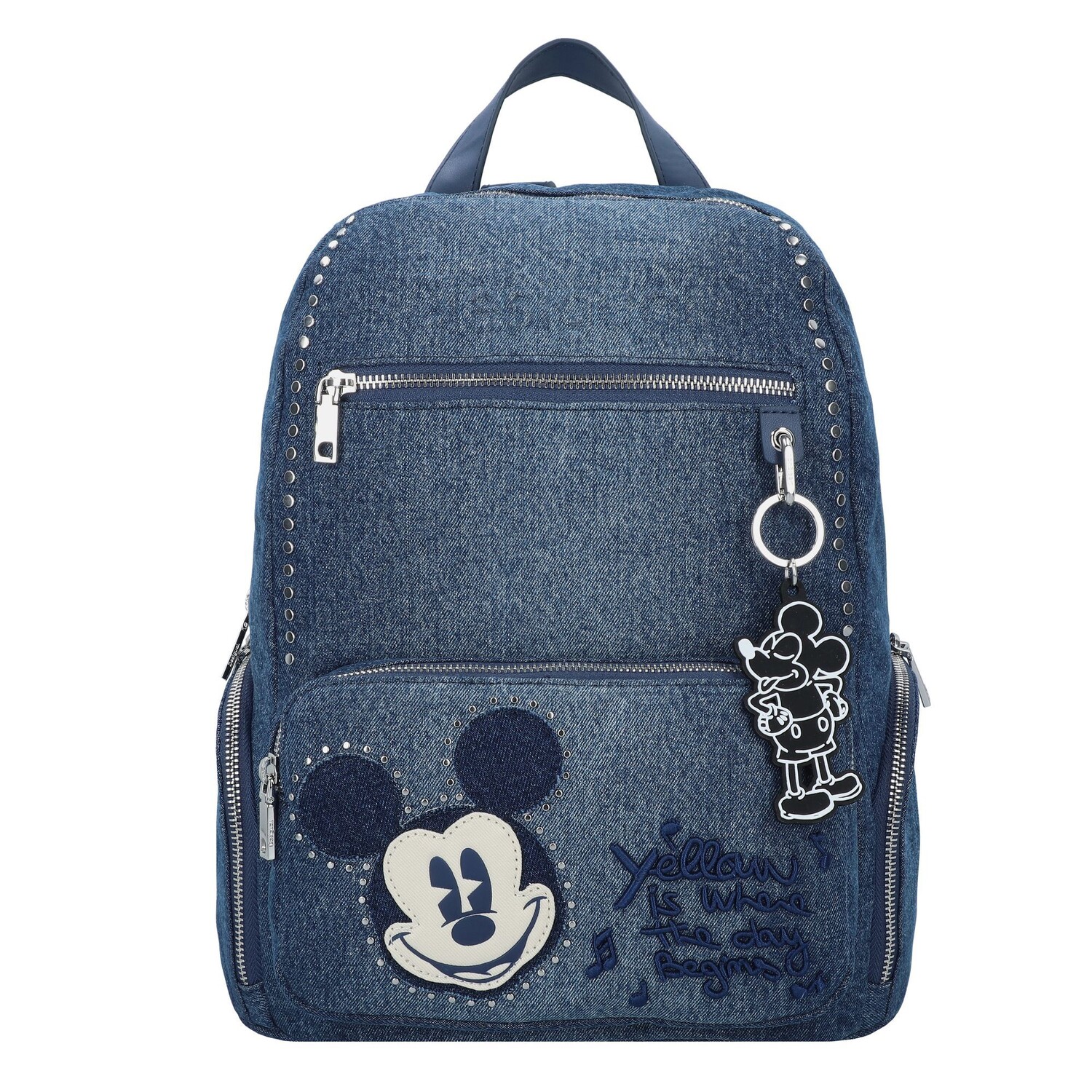 

Рюкзак Desigual Mickey Rock Denim City 35 cm, синий
