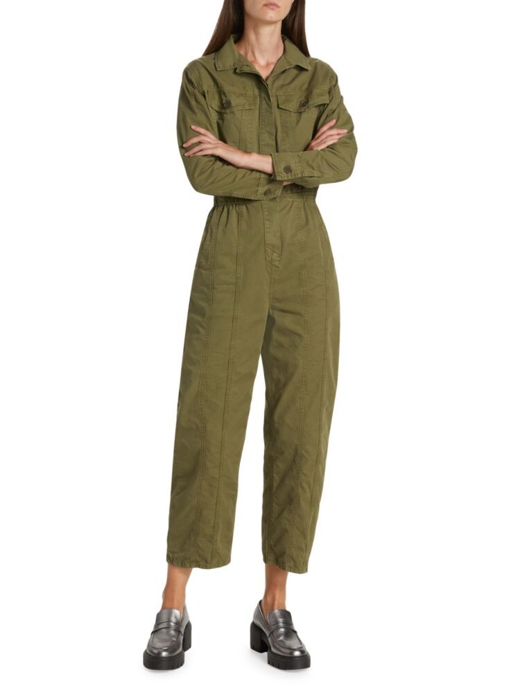 

Твиловый комбинезон с завязками Frame, цвет Olive