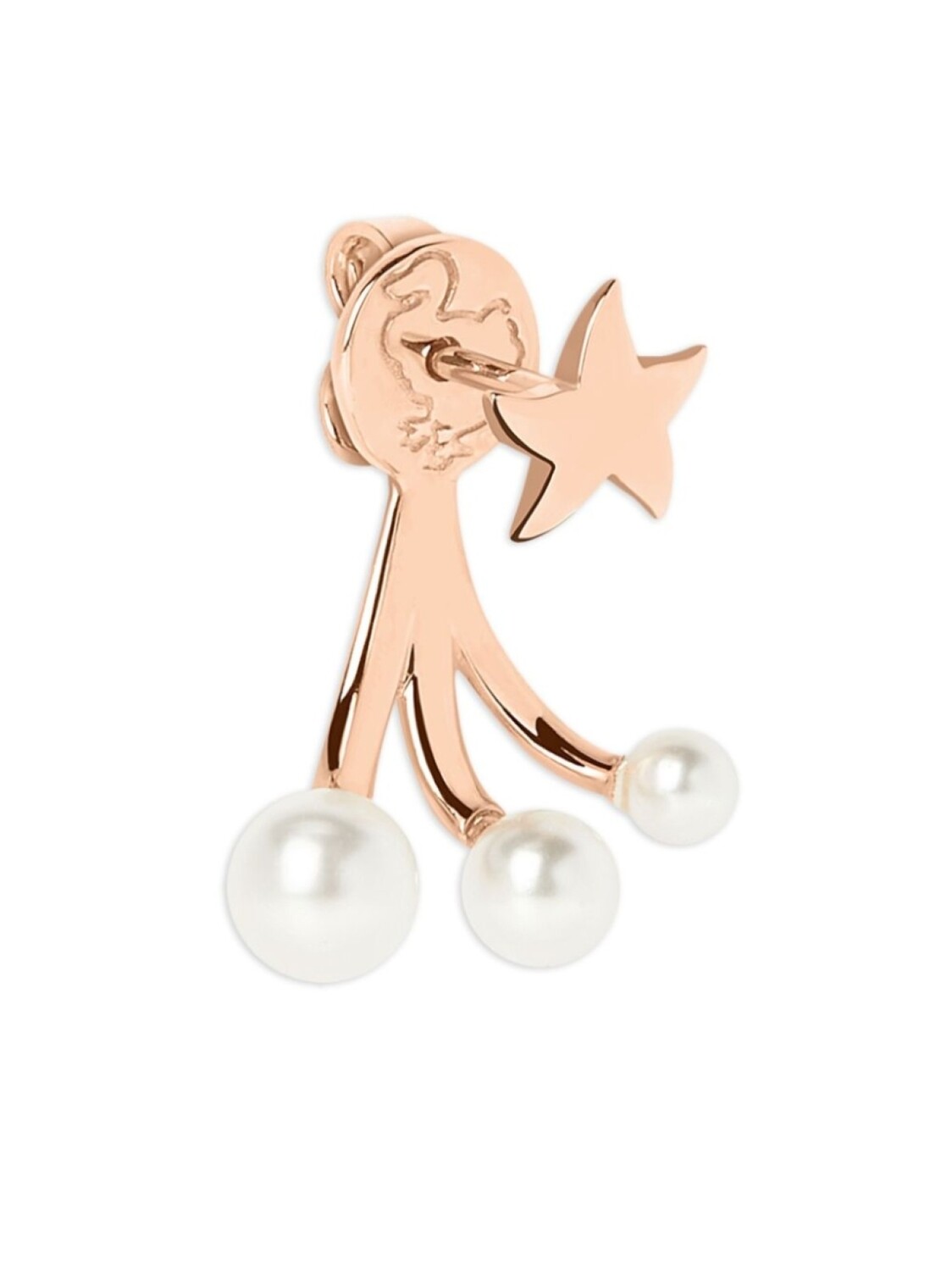 

Серьга Stellina из розового золота с жемчугом Dodo, розовый