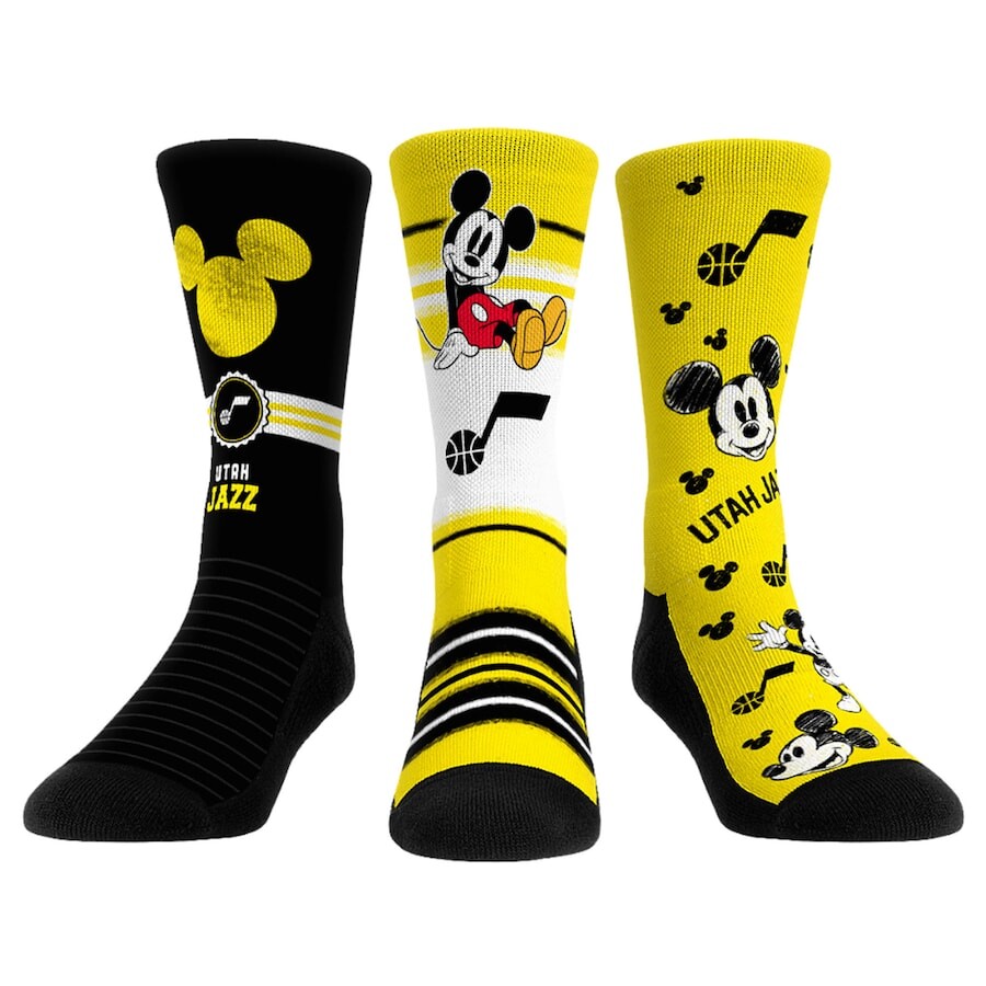 

Комплект носков Rock Em Socks Utah Jazz, золотой