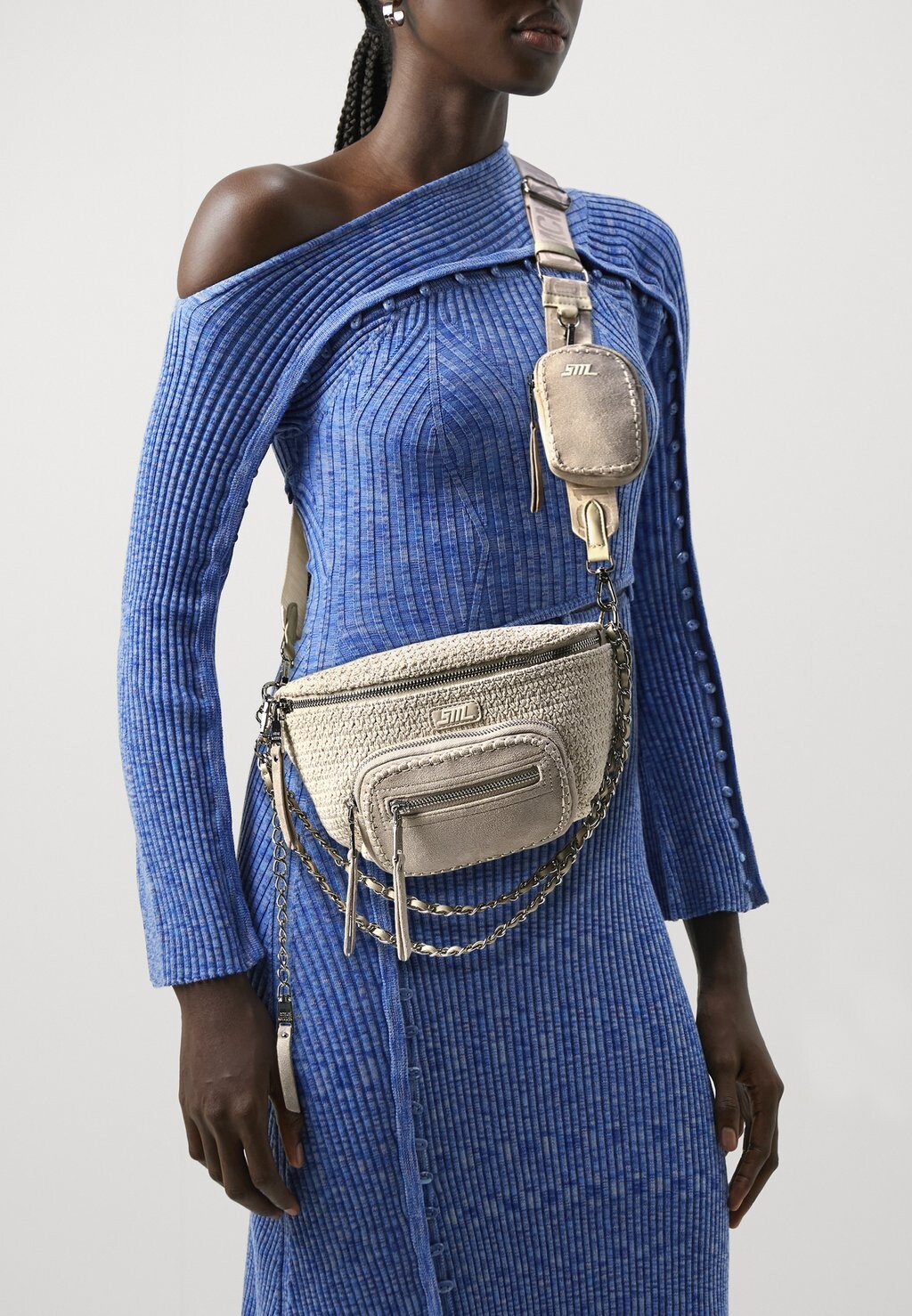 

Сумка на плечо Bdoubles Set Steve Madden, цвет cream
