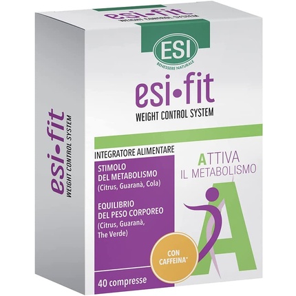 ESI FIT ACTIVA с кофеином 40 таблеток ‎Trepatdiet-Esi заглушки руля esi logo пластик зеленый