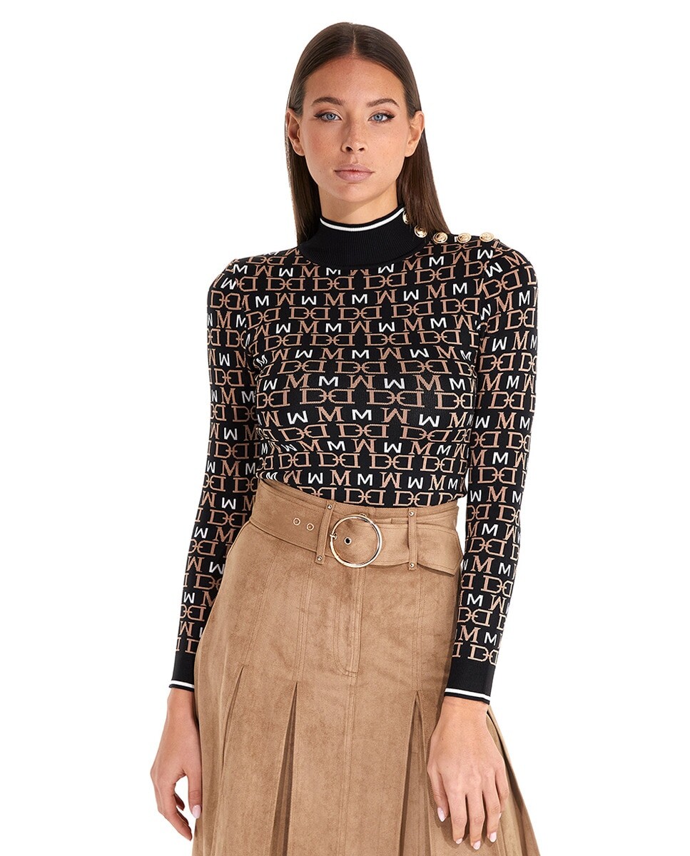 

Женский свитер с длинными рукавами и логотипом Marciano by Guess, коричневый